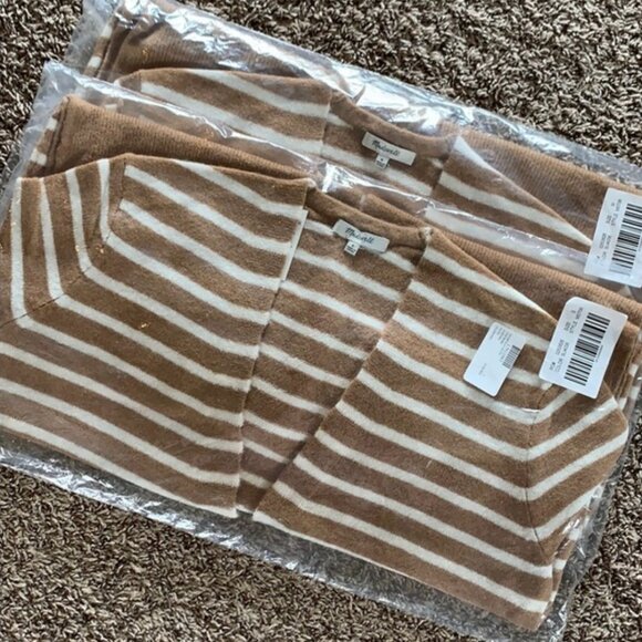 Madewell || Cozy Walker Striped Cardigan - Picture 7 of 8